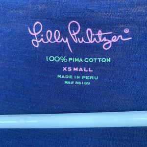 Lily Pulitzer Navy Blue Cotton Dress